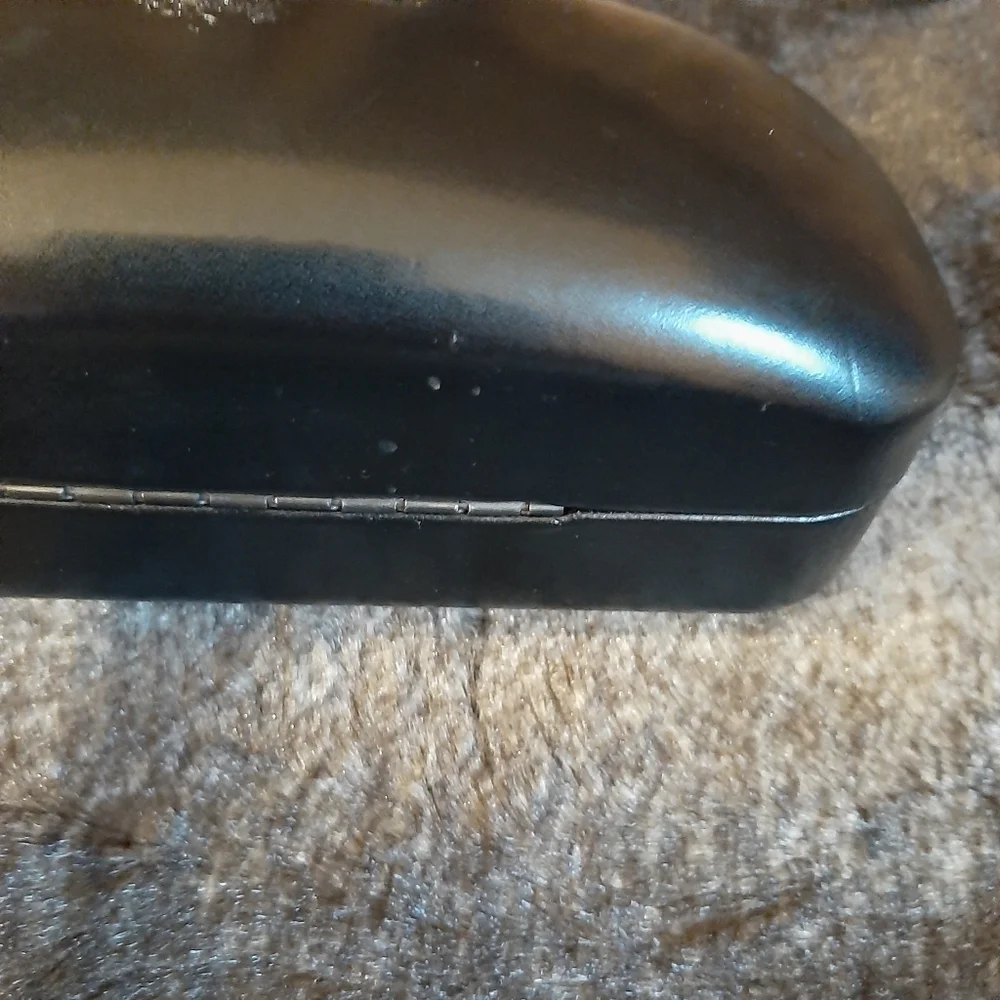 Coach New York Hard Sided Glasses Case Women's Black Clamshell Luxury Designer